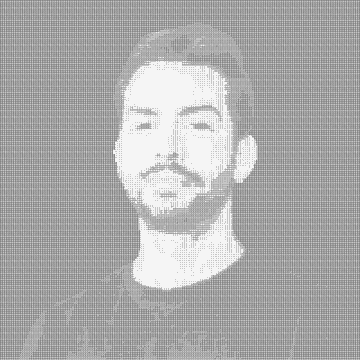 ASCII portrait of Benoit